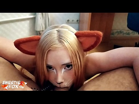 ❤️ Кіцуне ковтає член і кончить в рот ️ Порно у нас uk.pinkporno.ru ❌